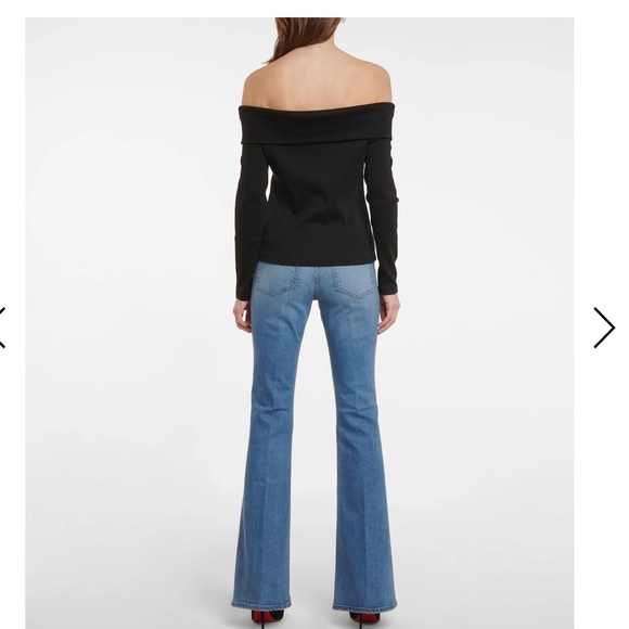 Veronica Beard NWT Fawsett Off-Shoulder Top - Picture 2 of 6